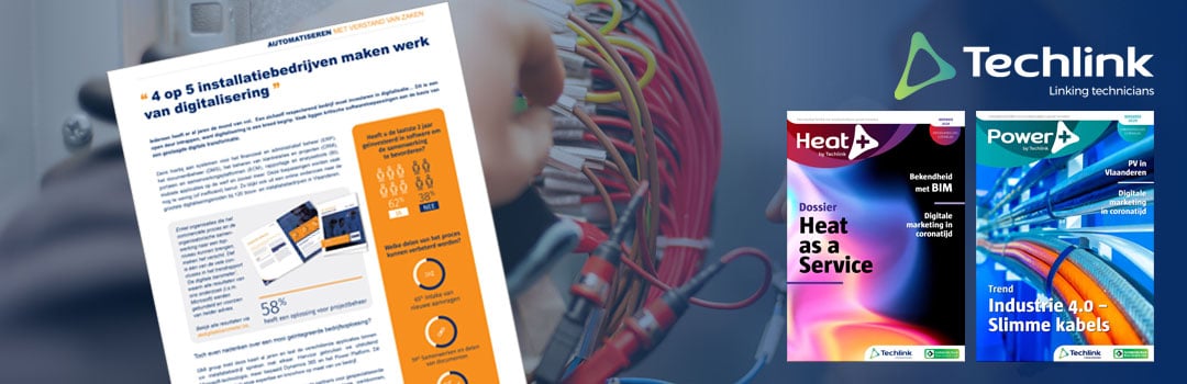 Techlink - Confederatie Bouw | 7 redenen om uw installatiebedrijf te digitaliseren